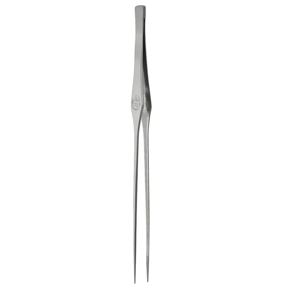 aquascaping tweezers, aquarium plant tool, Chihiros straight tweezers, 27cm plant tongs, stainless steel aquascaping tool, freshwater aquarium planting tool, marine aquarium maintenance, aquarium plant repositioning tool India, precision aquatic tweezers, long aquarium tongs, Chihiros aquascaping tool, professional aquarium tweezers, durable plant tweezers, serrated tip tweezers for aquarium