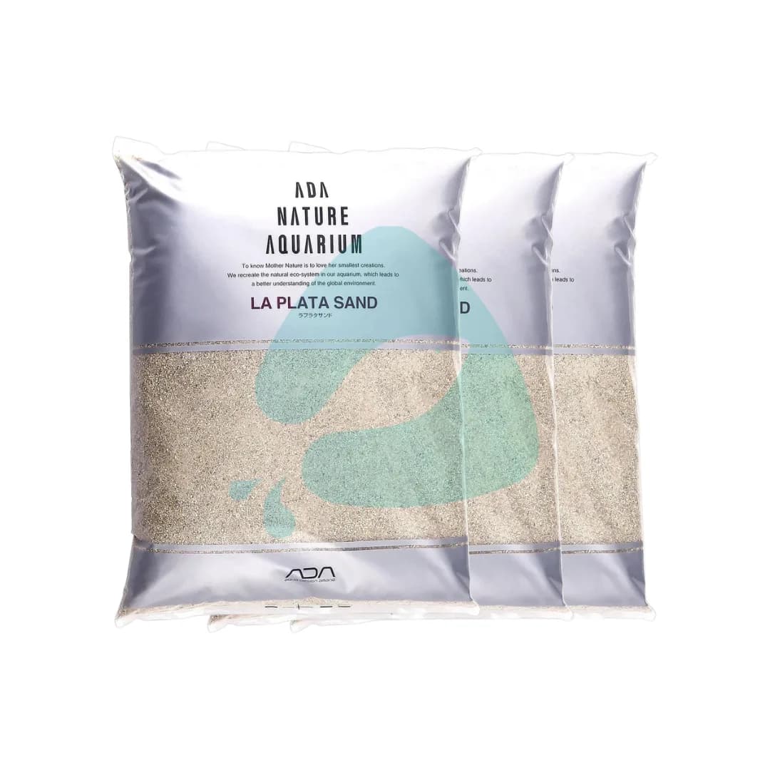 ADA Laplata Sand box of 3, ADA aquarium sand India, planted aquarium sand ADA, aquascaping sand light colour, inert aquarium sand India, ADA substrate sand 8kg, professional aquascaping sand, shrimp safe aquarium sand ADA, ADA Laplata Sand 24kg