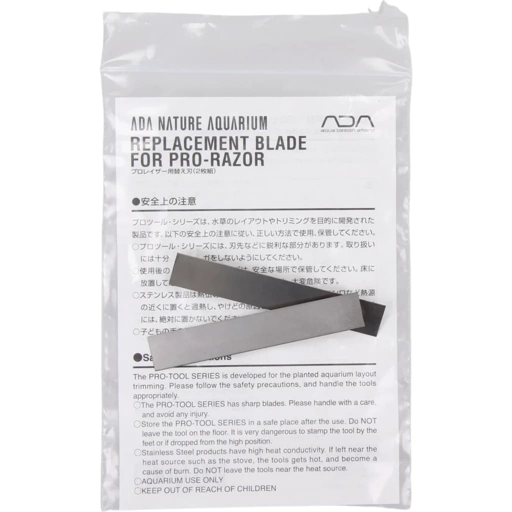 Buy ADA Pro Razor Refill Blade, ADA Razor blades India, ADA Pro Razor Mini blade, ADA Pro Razor replacement blades, ADA aquarium cleaning tools, ADA blade refill India, aquarium glass cleaner blades, ADA Pro Razor Regular and Mini, ADA replacement blade price India, ADA aquascaping maintenance tools, ADA Pro Tools India
