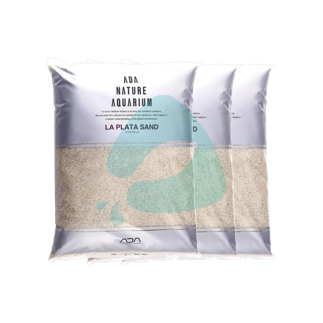 ADA Laplata Sand box of 3, ADA aquarium sand India, planted aquarium sand ADA, aquascaping sand light colour, inert aquarium sand India, ADA substrate sand 8kg, professional aquascaping sand, shrimp safe aquarium sand ADA, ADA Laplata Sand 24kg
