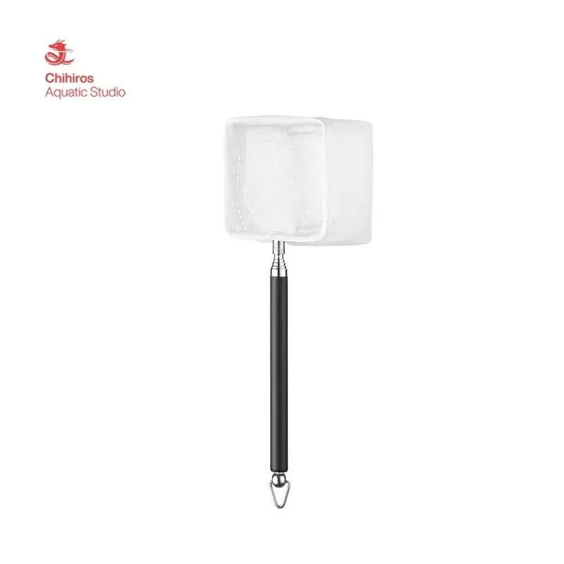 Chihiros Extendable 3D Net L - Chihiros Extendable 3D Net L, aquarium net India, extendable fish net, 3D aquarium net, plastic coated net, stainless steel aquarium net, aquarium cleaning tools, fish handling net, algae removal net, Chihiros aquarium accessories, large aquarium net, extendable aquarium net